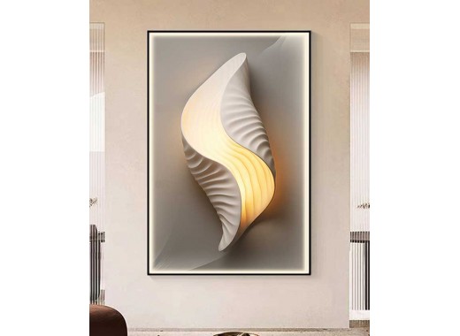 Black Frame 80*120 Cm Seashell Porsalein Painting 